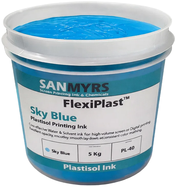 Plastisol Sky Blue